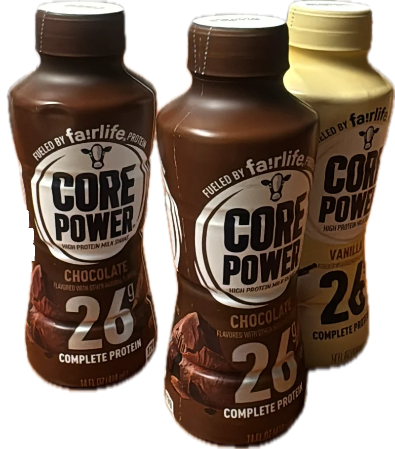 Protein shake bottles